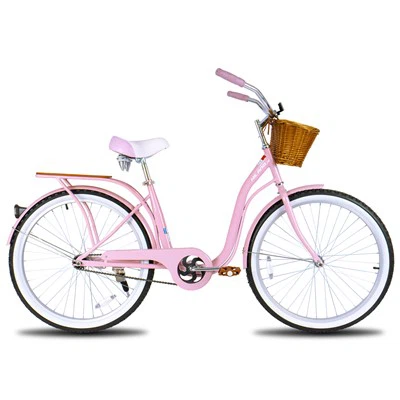 Joykie Hiland 126 بوصة خطوة عبر دراجة City Bike One Speed ​​Beach Cruiser